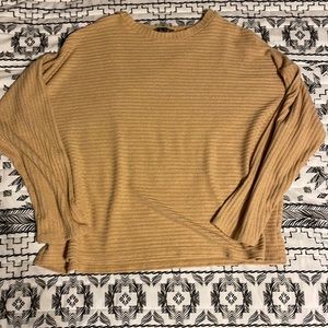 Over sized tan thin sweater